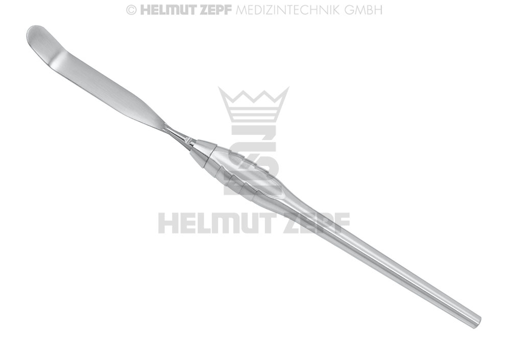 ÉCARTEUR D'APRÈS DR.KIM MANCHE Z-SHAPE RELAX, UN EMBOUT, M4X0,5 9,5MM DE LARGE, PLAT 45°, ARRONDI DENTÉE