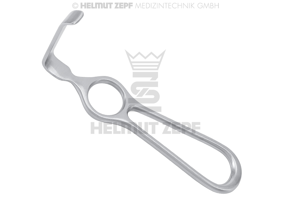 ÉCARTEUR NACH HERKT, 14 CM VERSION COURTE, 55X11MM, PERMET À L'ASSISTANTE DE TRAVAILLER SANS SE