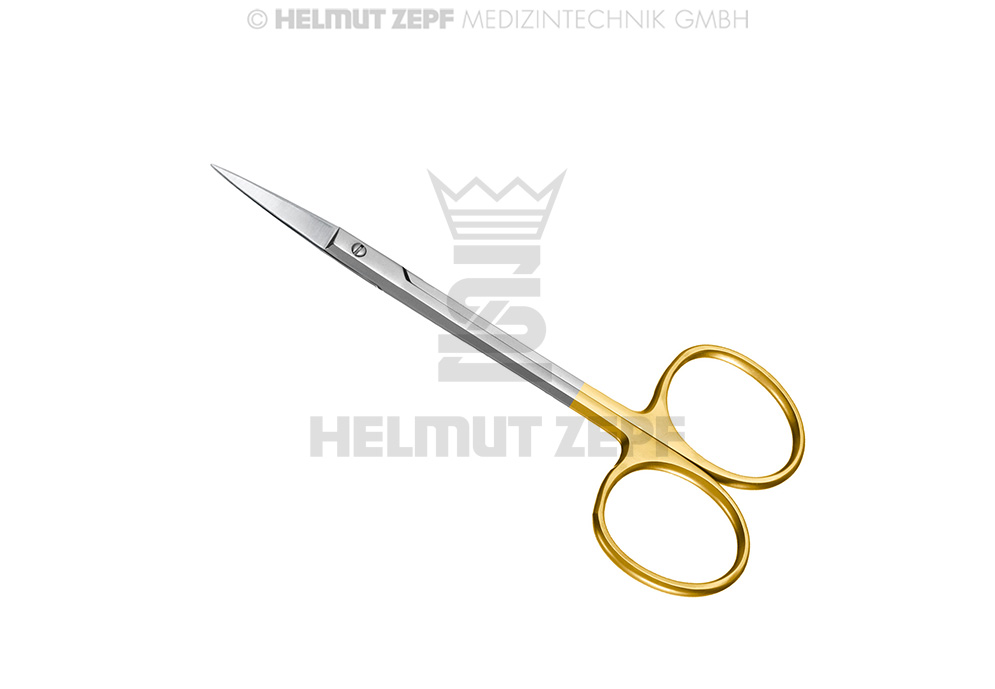 CISEAUX Á GENCIVES AVEC MORS TC, DROITS, 11.5 CM 