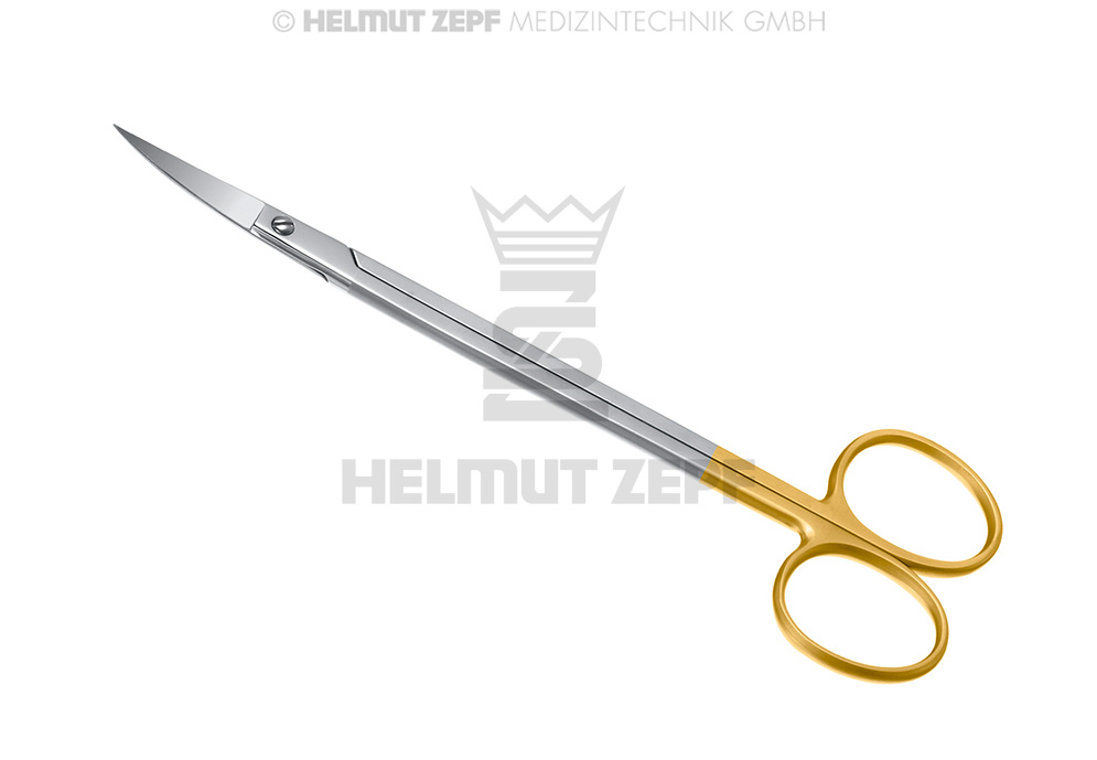 KELLY CISEAUX À GENCIVES, COURBÉS, 16 CM, AVEC INSERT EN MÉTAL DUR