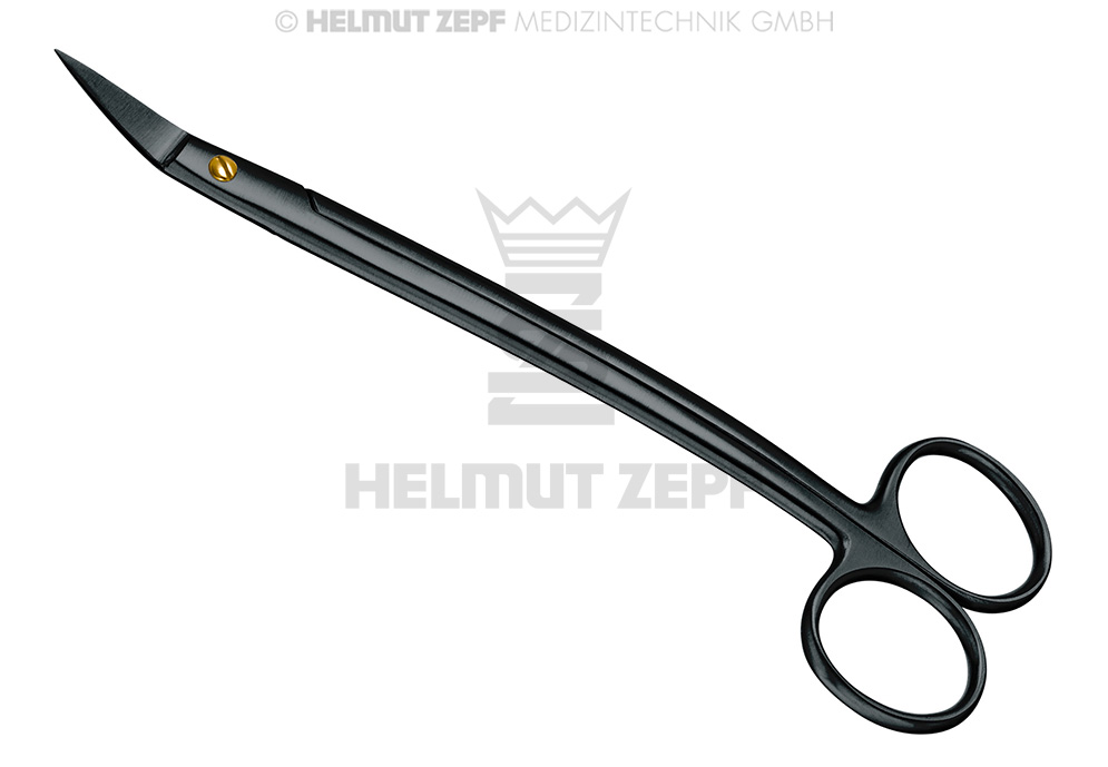 DEAN (HOWARD MULLER), CISEAUX À GENCIVES 17 CM DENTELÉS , REVÊTEMENT ONYX 