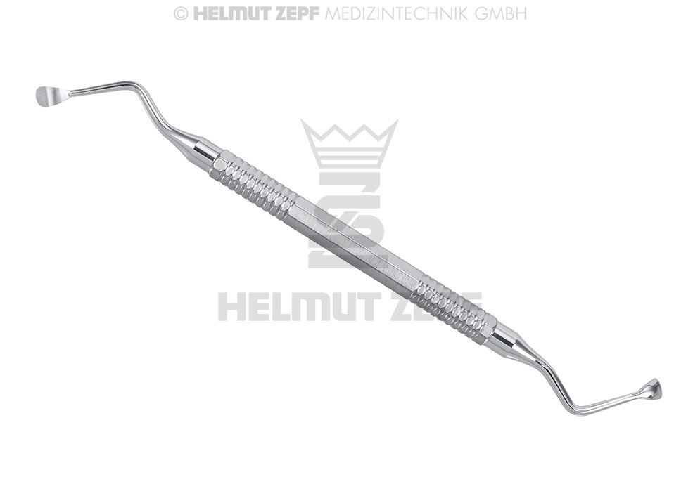 CURETTE LUCAS, FIG. 4 DOUBLE EXTRÉMITÉS, 7,5 MM 