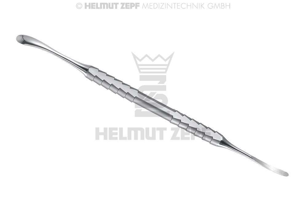 RASPATOIRE MOLT, FIG.1, ZEPF-LINE, 7,5 MM ET 4 MM DE LARGE DOUBLE EXTRÉMITÉS