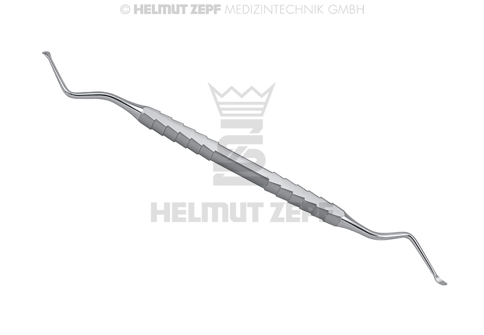 CURETTE LUCAS, FIG.2 DOUBLE EXTRÉMITÉS, 3MM, ZEPF-LINE 
