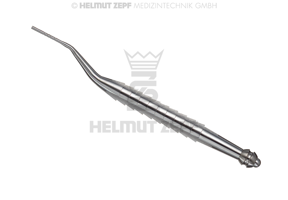 INSTRUMENT D'OSTÉOTOMIE CONCAVE COUDE DIAM. 2,00 CODE COULEUR INCOLORE