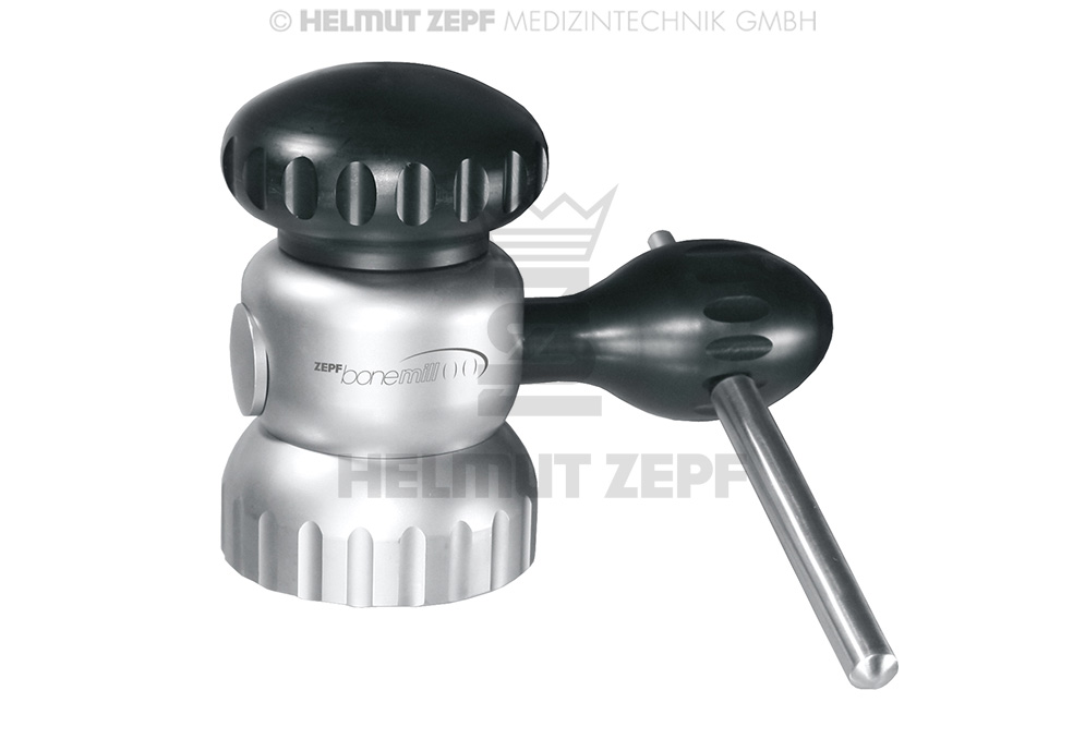 BROYEUR D'OS POUR GAGNER DU MATÉRIEL OSSEUX AUTOLOGUE (AVEC ARBRE HELICOIDAL)