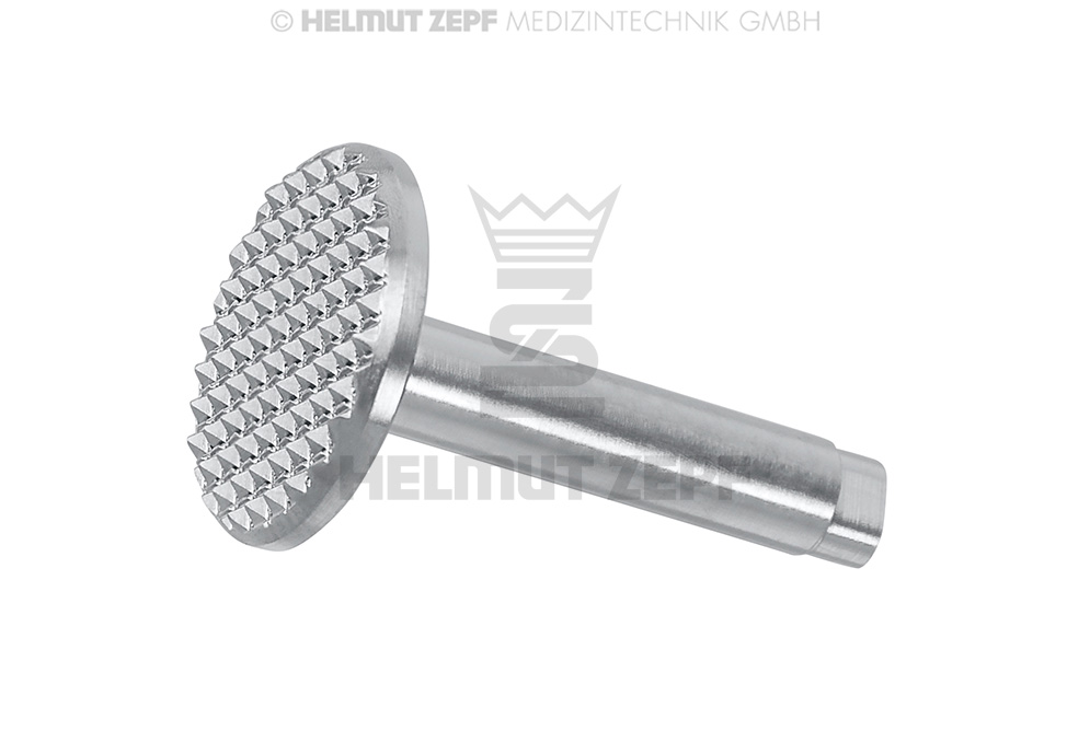 BROYEUR EN TITANE, MOBILE, PARTIE INFÉRIEURE, POUR MONTAGE DANS LE CALICE À MOUDRE,