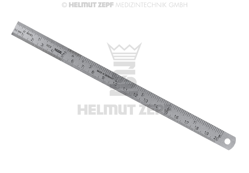 TOISE MÉTALLIQUE, 20 CM  UNIQUEMENT POUR LA MESURE COMPARATIVE