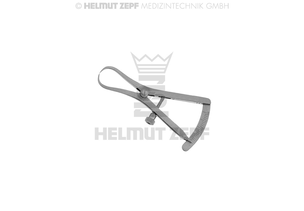 CASTROVIEJO COMPAS POUR MESURER LA CRÊTE ALVÉOLAIRE, UNIQUEMENT POUR LA MESURE COMPARATIVE