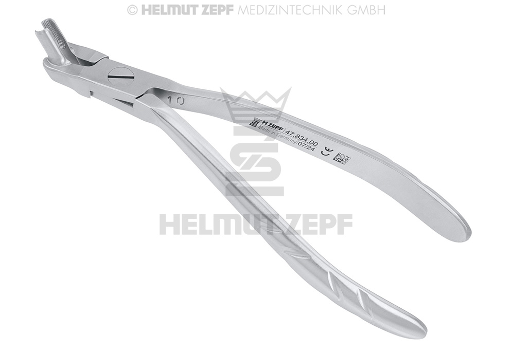 PINCE D'EXPLANTATION MAXILLAIRE POUR L'EXTRACTION DES CORPS D'IMPLANTS 