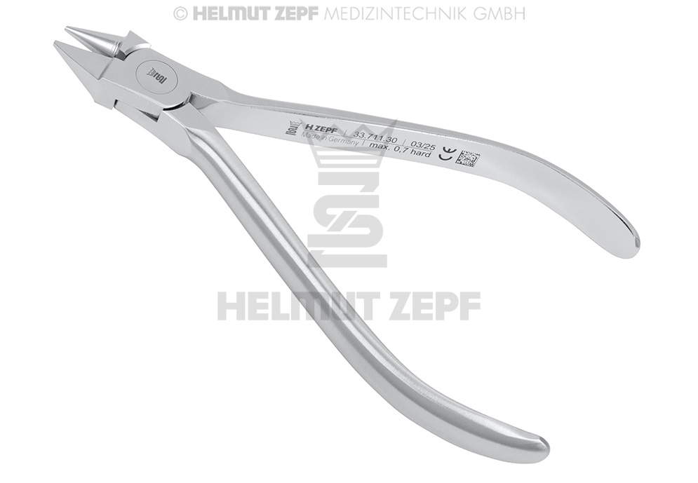 DRAHTBIEGEZANGE ANGLE 11,5MM AUS GESCHMIEDETEM HARTSTAHL MAX 0,7 MM, HART