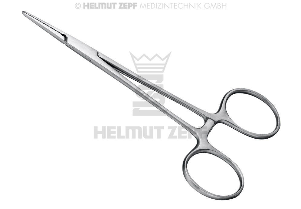 MOSQUITO FOR LIGATURES, SERRATED, STRAIGHT, 12.5 CM (5") 