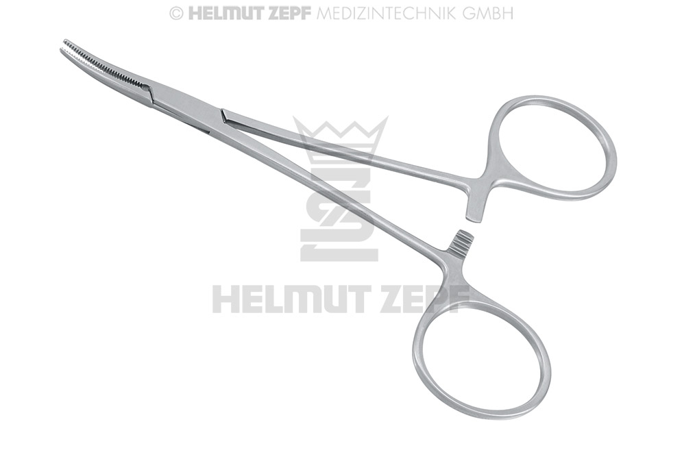 HALSTEAD-MOSQUITO GERIEFT, GEBOGEN, 12,5 CM 
