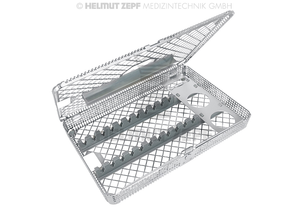 PANIER DE LAVAGE 1/1 AVEC SUPPORTS SILICONE UNIVERSELS (KIRSCH KIT SINUS-LIFT 24.995.00)