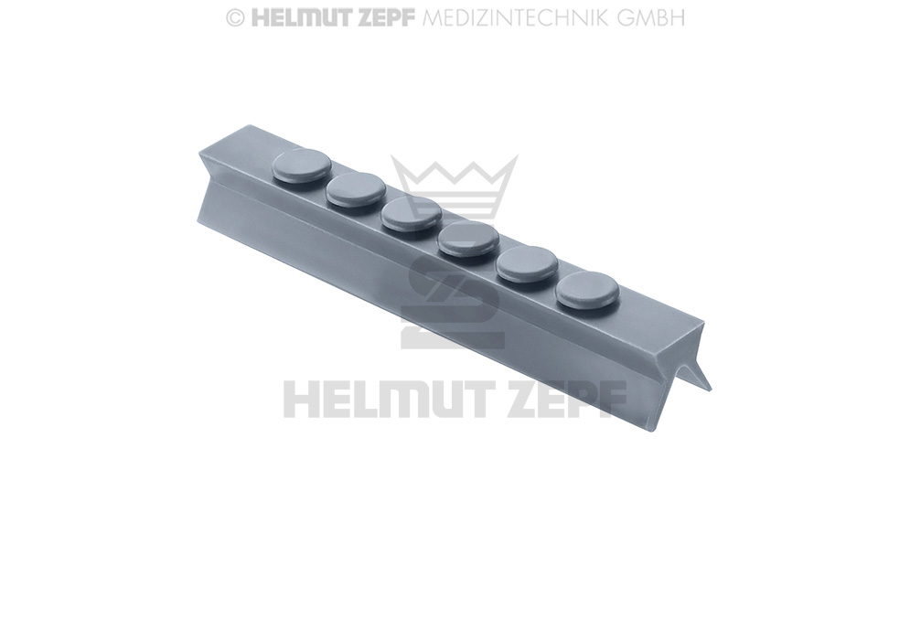 SUPPORT DE FIXATION, LONGUEUR 130 SILICONE 