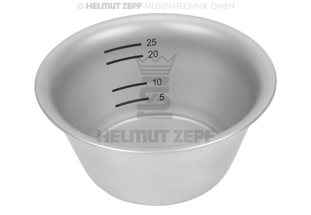 CUPULE 25 CCM, EN ACIER INOXYDABLE  
