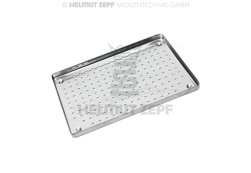 NORM TRAY, FOND, 1/1, PERFORÉ, EN ACIER INOXYDABLE, 284 X 183 X 17 MM