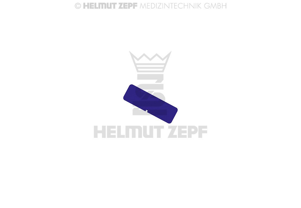 PLAQUETTE D'IDENTIFICATION POUR CONTENEUR COULEUR VIOLATRE, SANS MARQUAGE