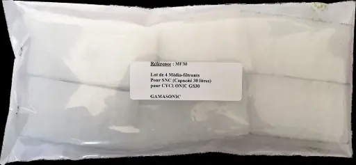 [MF30] Media filtrant pour GS30 lot de 4