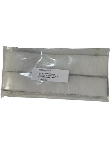 [MF30] Media filtrant pour GS30 lot de 4