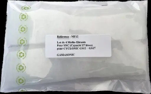 [MF12] Media Filtrant pour GS12/17/30 lot de 4