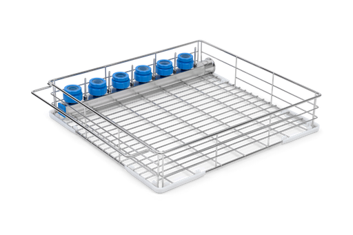 [123031] WASHING BASKET FOR 6 HAND-PIECES + 6 INJ