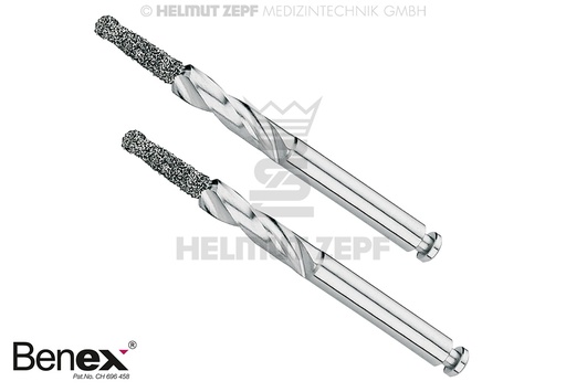 [1230035] FRAISES POUR SYSTEME BENEX (1 PAIRE) POUR VIS  DIAM 1,8 MM 12.300.65 (VIS COURTE, FORTE)