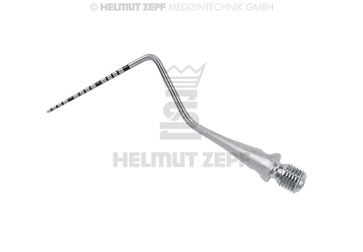 [2445506] SONDE PARODONTALE GRADUÉE, NORTH CAROLINA CNC, ÉCHANGEABLE, M4 X 0,5, 1-15 MM