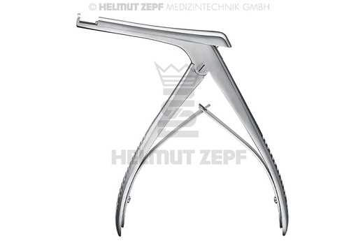 [4238001] KERRISON,PINCE-GOUGE, COURBE 90° EN HAUT,  4MM, TIGE 7 CM DE LONG