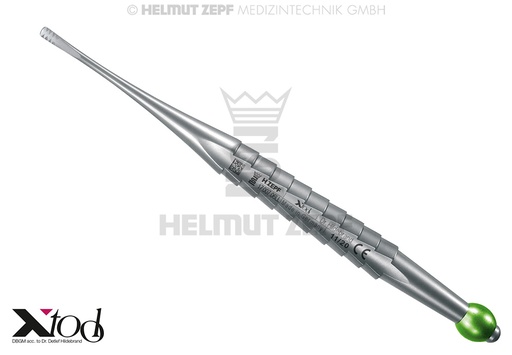 [1700706LL] X - LUXA-TOOL - 6 D'APRÈS LINDO LEVIEN DROIT, EMBOUT 3,0 MM AVEC BOULE VERTE