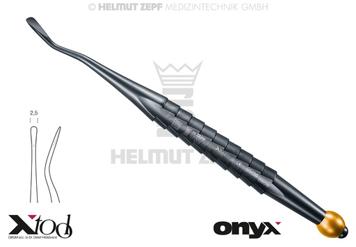 [1700803TI] ÉLÉVATEUR APPROXIMAL, FIG. 77L, À RACINES DISTALES, 4,5 MM, MANCHE ZEPF X-TOOL,