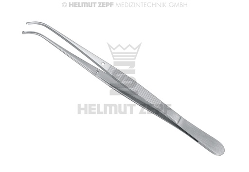 [2248112] SEMKEN, PINCE À DISSECTION, 12,5 CM, 1 X 2 GRIFFES, COURBÉ 