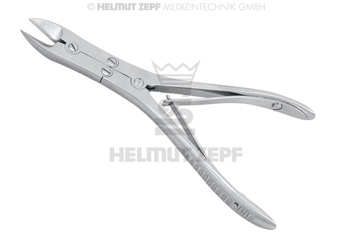 [4241315] BOEHLER, PINCE COUPANTE À OS, 15 CM, COURBÉ, À DOUBLE ARTICULATION 