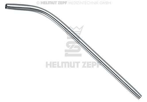 [1964950] CANULE D'ASPIRATION CHIRURGICALE DIAM. 5,0 MM, 175 MM DE LONG, AVEC RAINURE