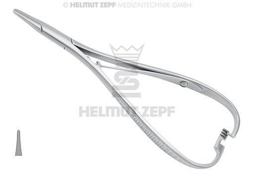 [4126214] PORTE-AGUILLE, MATHIEU, 14 CM, AVEC CRÉMAILLÈRE INTERIEURE, MORS FINS