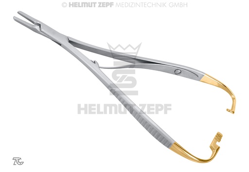 [4131917TC] PORTE-AIGUILLE FRENCH-MATHIEU 17CM FIN, DROIT EN MÉTAL 