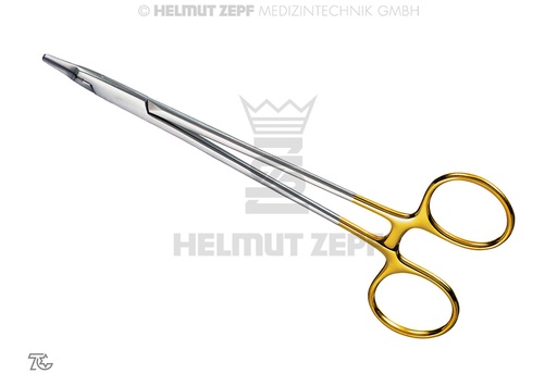 [4135215TC] PORTE-AIGUILLE, RYDER, 15 CM AVEC DES MANCHES À ANNEAUX, DROIT, TC 