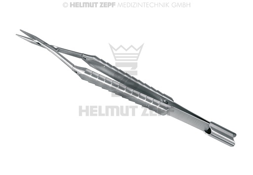 [4101717] MICRO-PORTE-AIGUILLE, DEMULTIPLIE ZEPF-LINE, 17,5CM, TC, STRIÉ, MORS 0.6 MM, SANS CRÉMAILLÈRE