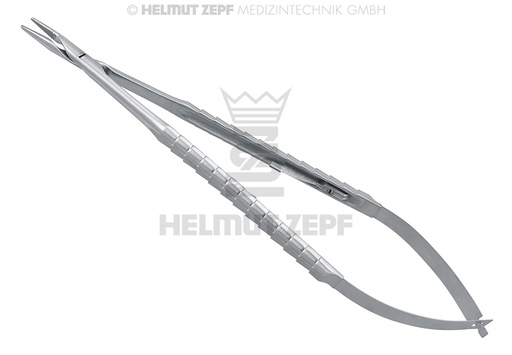 [4101017TC-M] MICRO PORTE AIGUILLE, DROIT DENTELÉ,TC,18CM,8 MM, ZEPF-LINE MORS MACRO FORTS 11X2,0MM,
