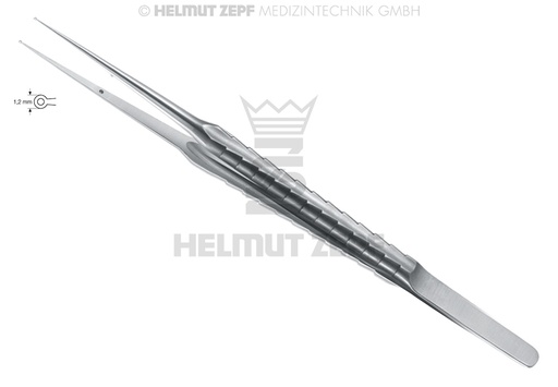 [2281217] MICRO PINCE À DISSECTION À GRIFFES 18 CM, ATRAUMATIQUE, ZEPF-LINE BAGUE 1 X 0,5 MM, PLANE, RONDE, INOXYD.