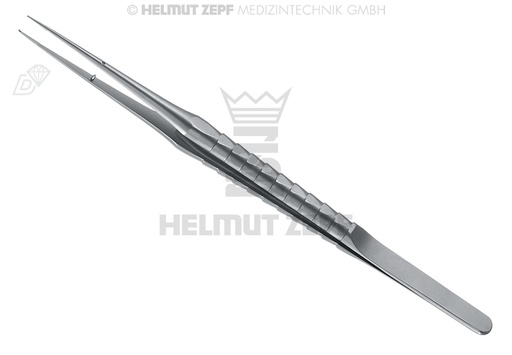 [2281017D] MICRO-PINCE À DISSECTION À GRIFFES 17,5CM, 1X2 DENTS, ZEPF-LINE DROIT, AVEC PIVOT GUIDANT