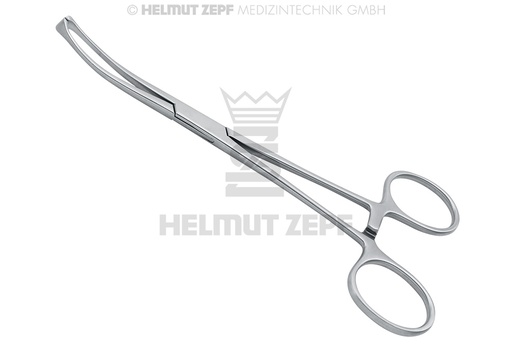 [2378115] ALLIS PINCE POUR SAISIR LES TISSUS, 15 CM, 5:6 GRIFFES, COURBÉE 