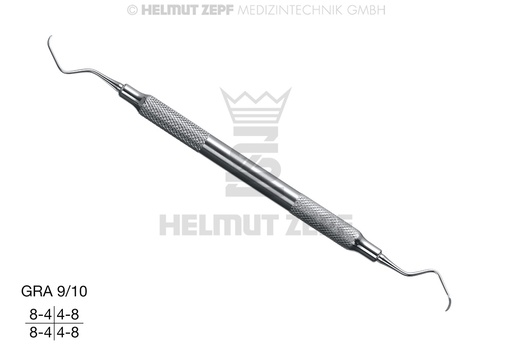 [2455109] CURETTE SPÉCIALE D'APRÈS GRACEY,GRA 9/10 MANCHE CREUX ET INOXYDABLE 