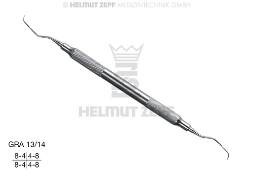 [2455113] CURETTE SPÉCIALE D'APRÈS GRACEY, GRA 13/14, MANCHE CREUX ET INOXYDABLE 