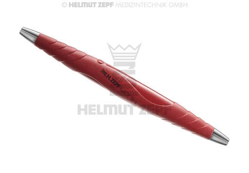 [2619413] ZEPF-BIONIK MANCHE UNIVERSEL, PEEK, POUR INSERTS ÉCHANGEABLES M2,5X0,5 À DEUX BOUTS, ROUGE-VIOLET