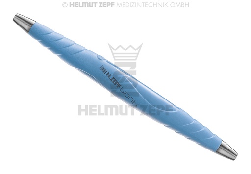 [2619416] ZEPF-BIONIK MANCHE UNIVERSEL, PEEK, POUR INSERTS ÉCHANGEABLES M2,5X0,5 À DEUX BOUTS, TURQUOISE-BLEU CLAIR