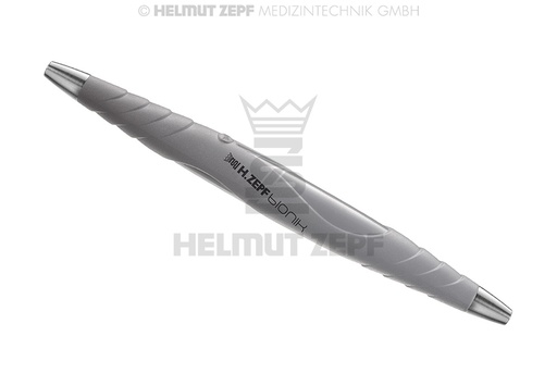 [2619419] ZEPF-BIONIK, MANCHE UNIVERSEL, PEEK, POUR INSERTS ÉCHANGEABLES M2,5X0,5 À DEUX BOUTS, GRIS