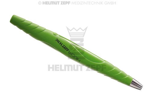 [2619468] ZEPF-BIONIK MANCHE UNIVERSEL, PEEK, POUR INSERTS ÉCHANGEABLES M2,5X0,5 À DEUX BOUTS, VERT-JAUNE