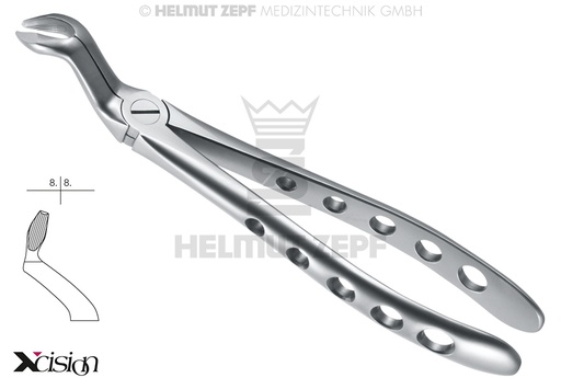 [1206795Z] DAVIER,FORME ANGL.FIG.67 DENTS DE SAGESSE SUPÉRIEURES, MODIFIÉ XCISION-LINE®