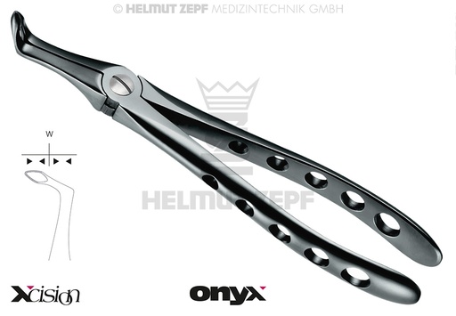 [1204515ZSTI] DAVIER RACINES INFÉRIEURES, FIG. 45-SB >> BORDS DES MORS STRIÉS XCISION-LINE®  REVÊTEMENT ONYX